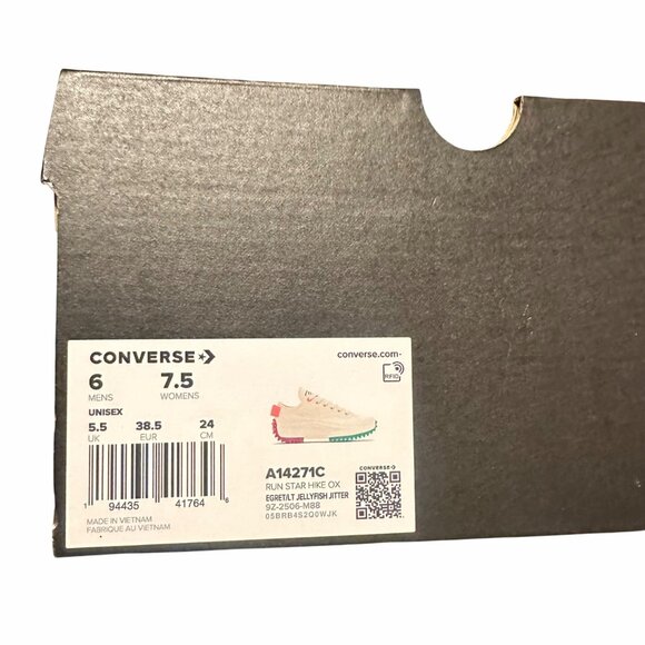 ❤️Converse Run Star Hike Platform Color Pop Sz 7.5 Women's Shoes White A14271C❤️ - Picture 8 of 12